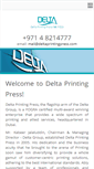 Mobile Screenshot of deltaprintingpress.com